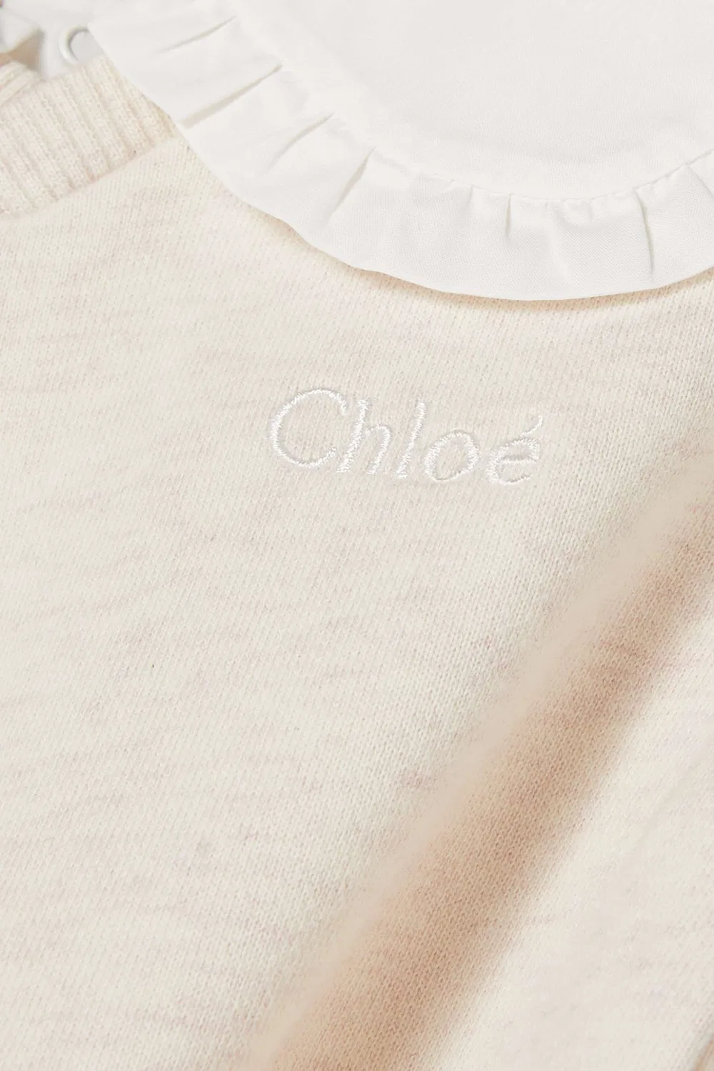 Платье из футера с длинным рукавом Chloé — фото 3