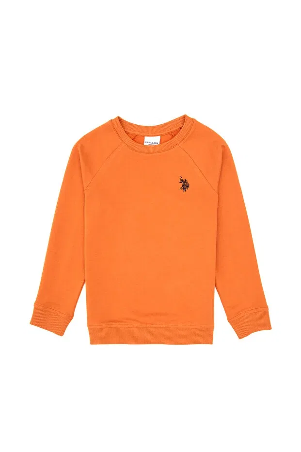 Детские свитшот для мальчиков хлопковый U.S. Polo Assn., Copper