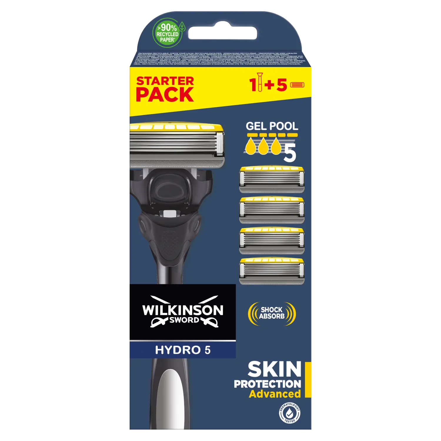 

Wilkinson Hydro 5 комплект: бритва, 1 шт + сменные лезвия, 5 шт.