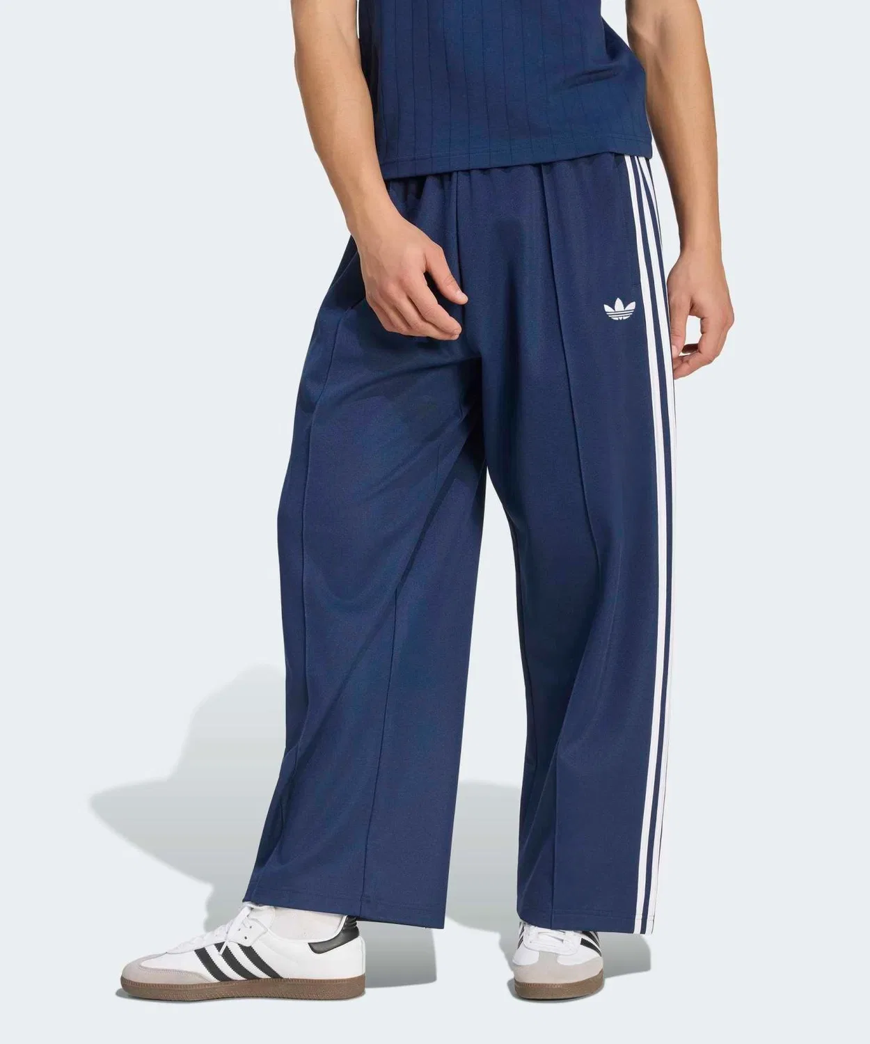 Мужские спортивные штаны свободного кроя с утяжкой Adidas Originals, Blue