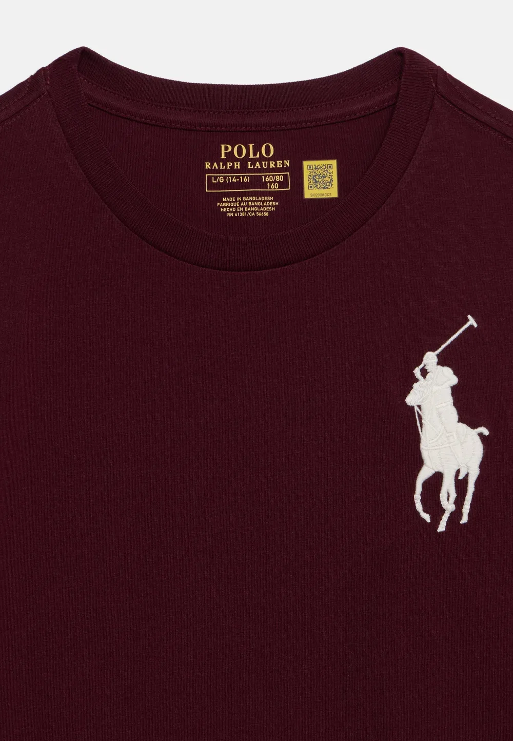 Простая футболка Polo Ralph Lauren, Rich Ruby — фото 4