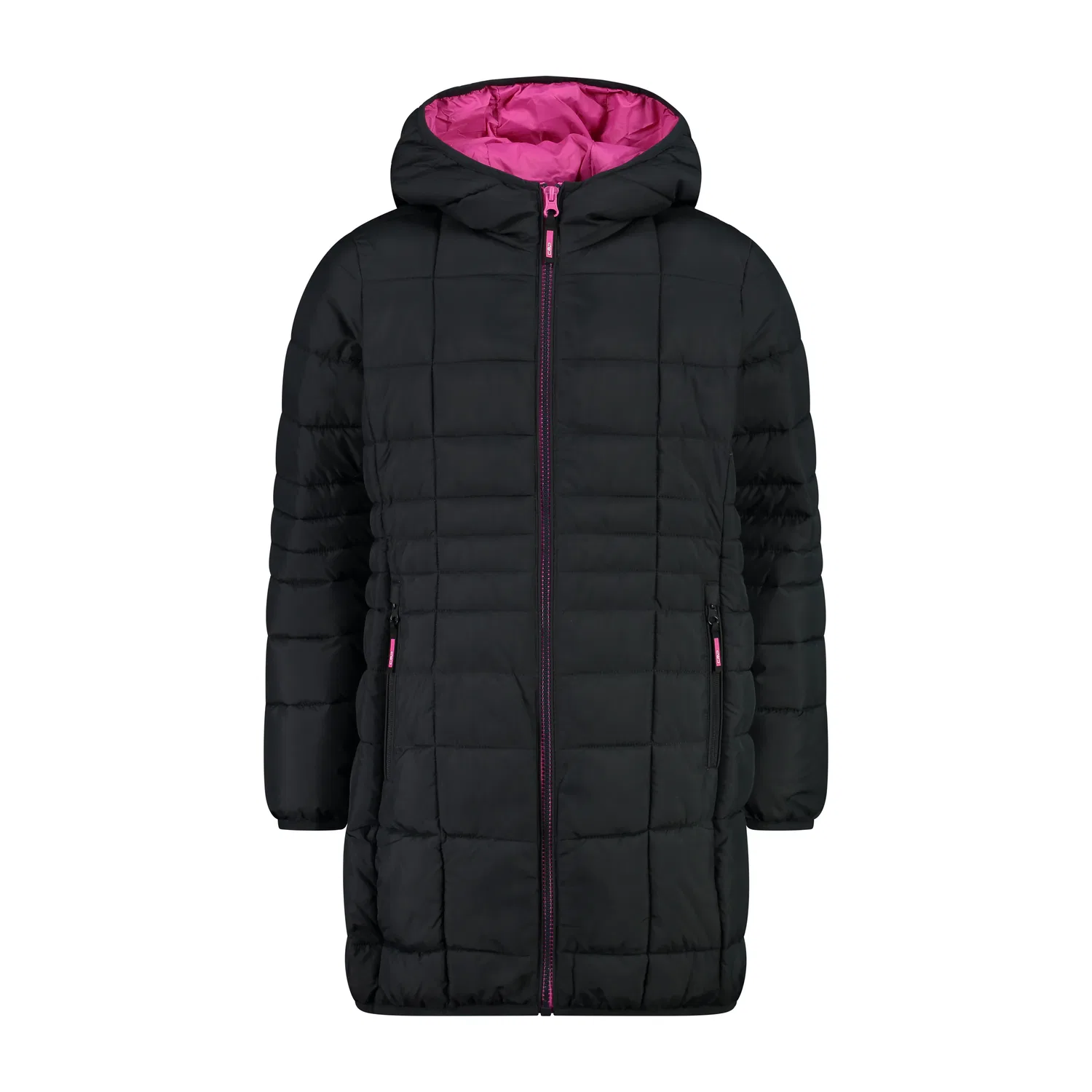 Детское пальто для девочек с капюшоном Kid G Coat Fix Hood Cmp, Grau