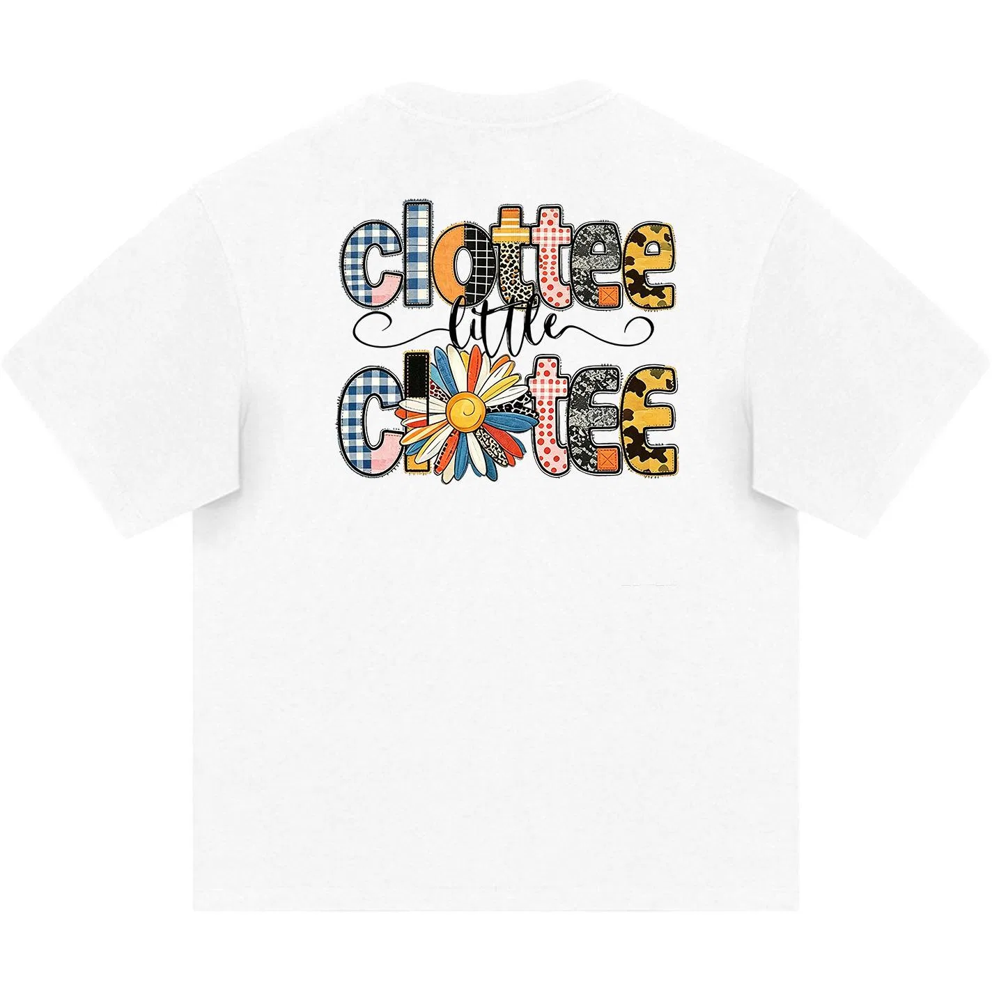 Детская футболка с круглым вырезом, свободная, CLOT, White Heather Gray — фото 3