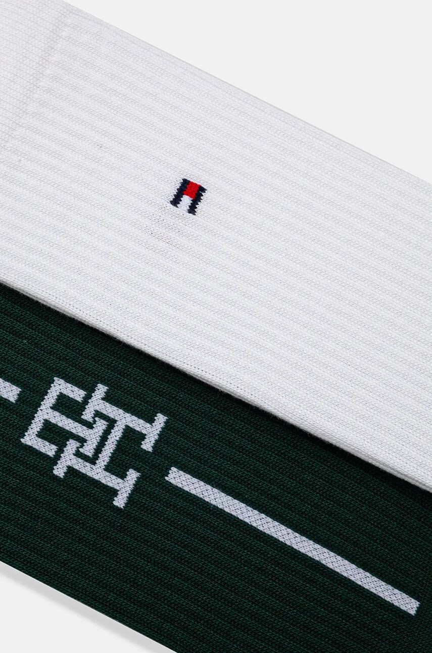 Носки Tommy Hilfiger, 2 пары, зеленый — фото 3