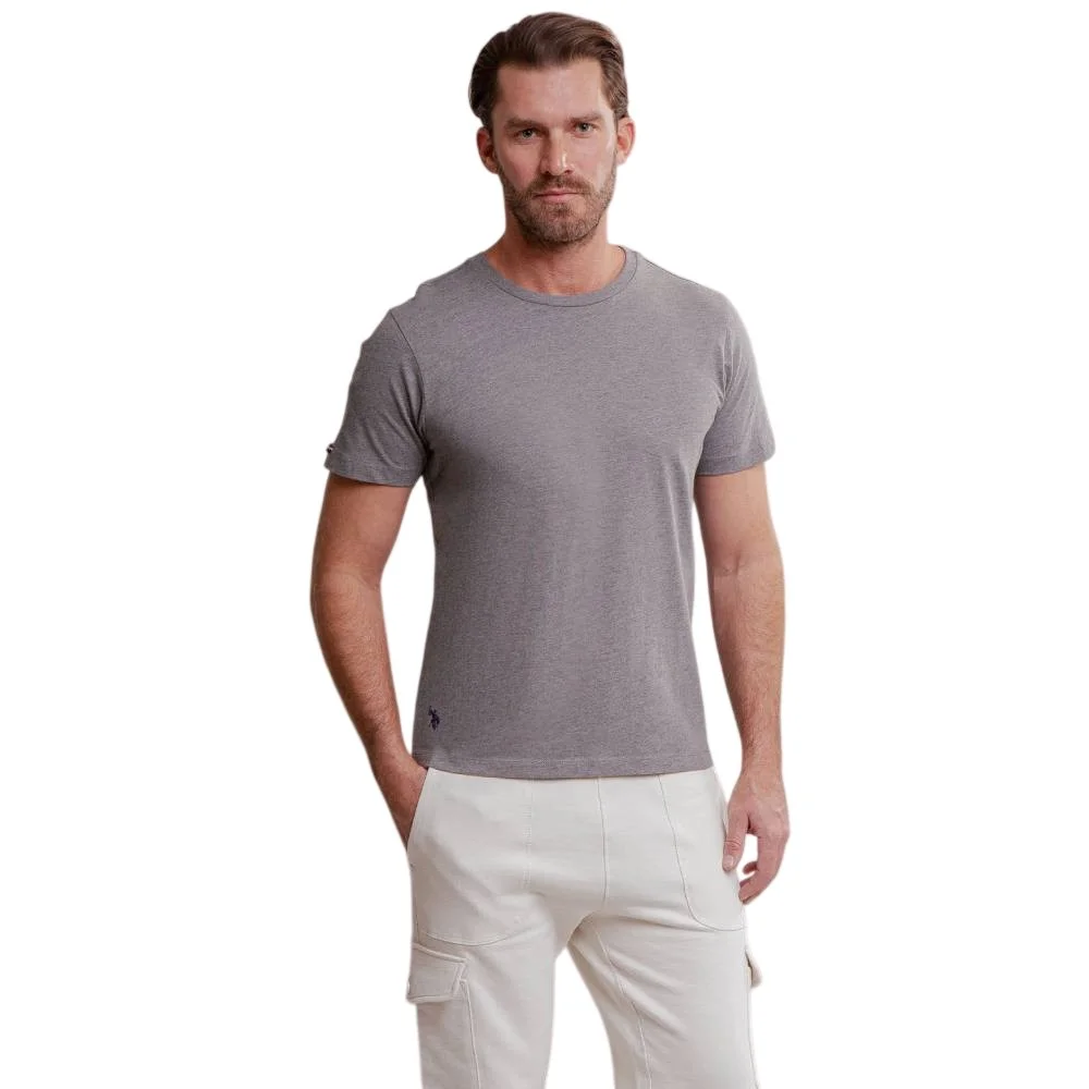 Футболка с круглым вырезом U.S. Polo Assn. Supima Cotton, серый