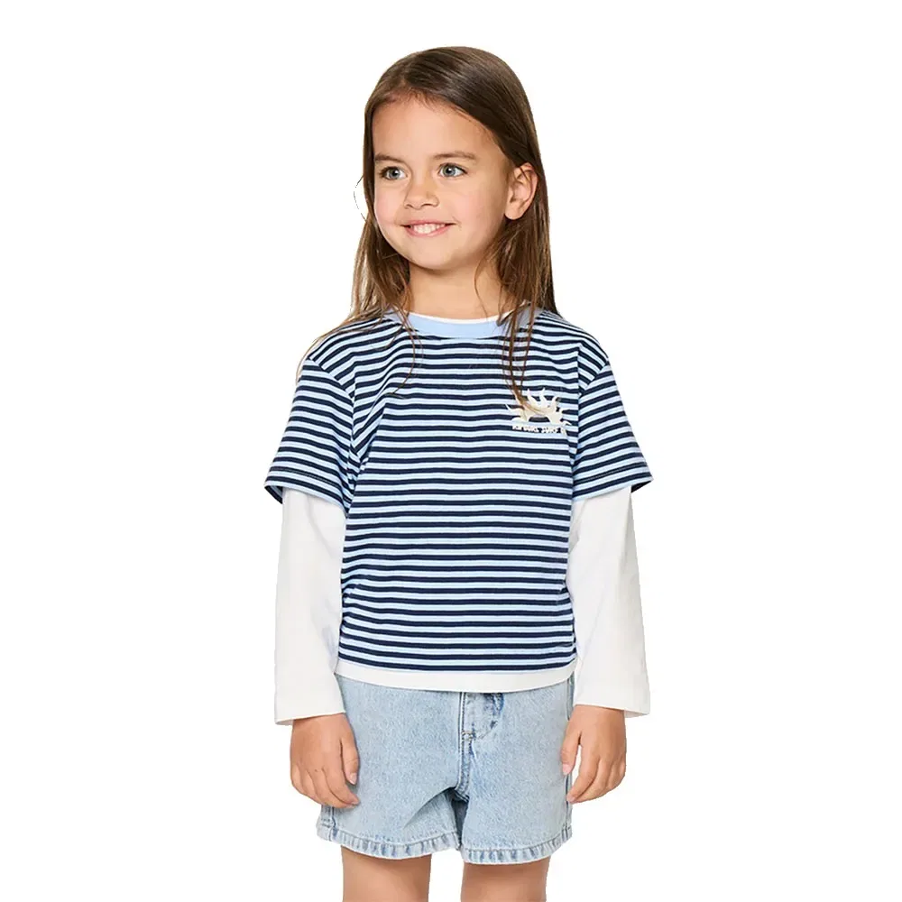 Детская футболка с длинным рукавом Road Trip Stripe Rip curl, Blue — фото 3