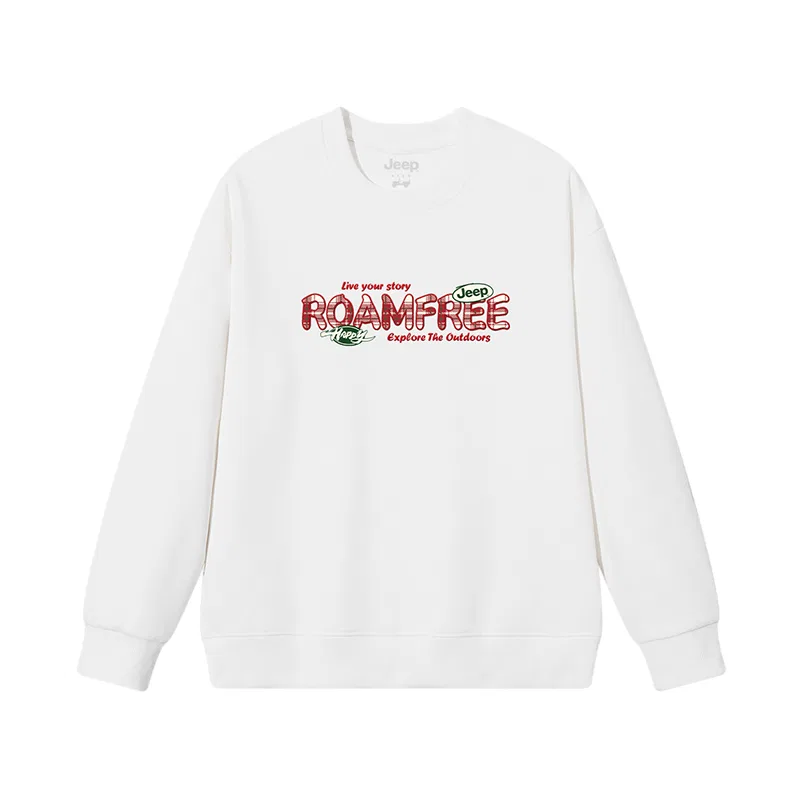 Детский свитшот с круглым вырезом Grade School Jeep, White Heavyweight