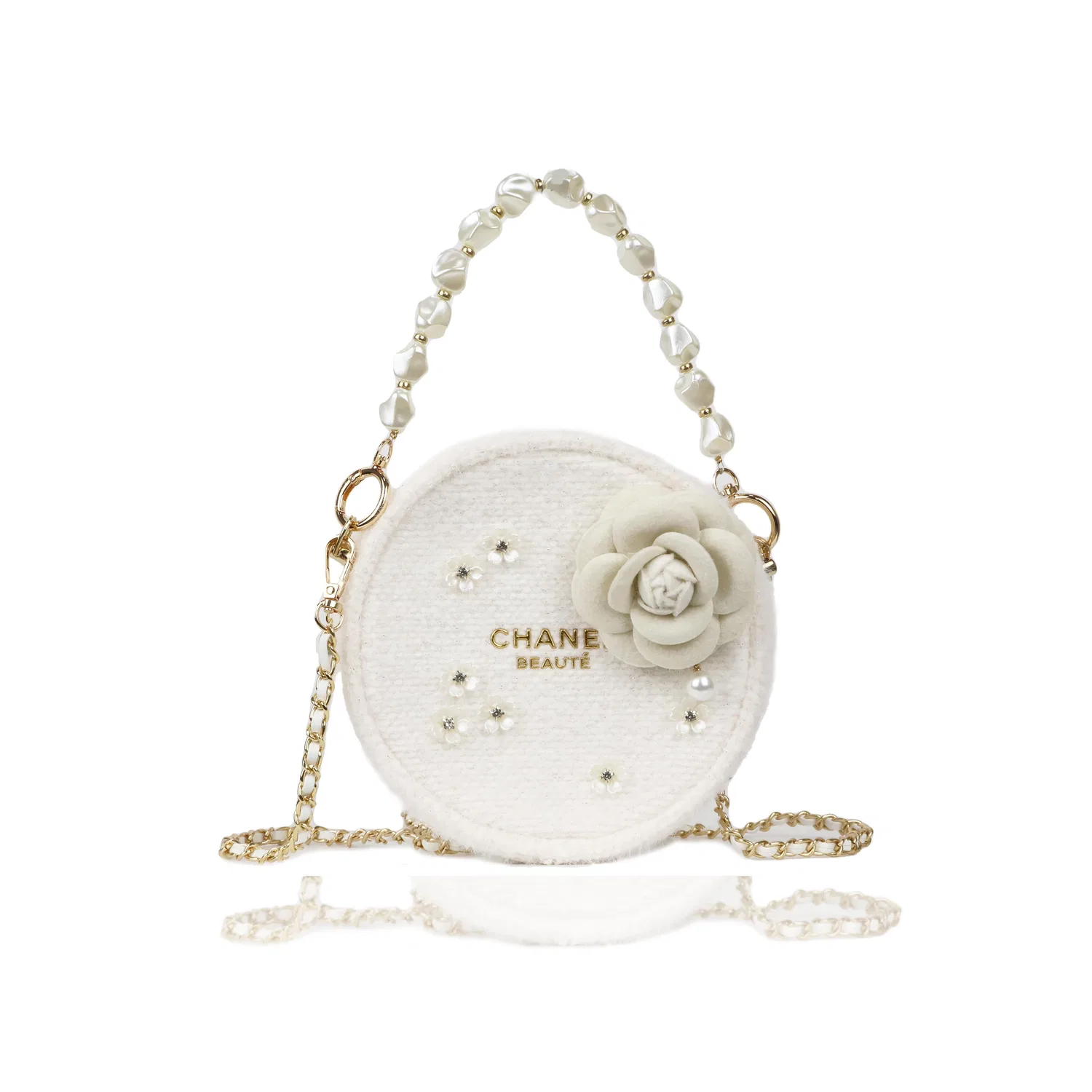 Косметичка с принтом мандала, CHANEL, Черный