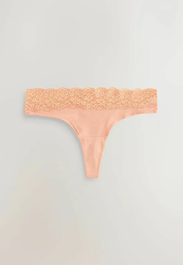 Комплект трусов thong из 4 штук Next rust red, красный — фото 3