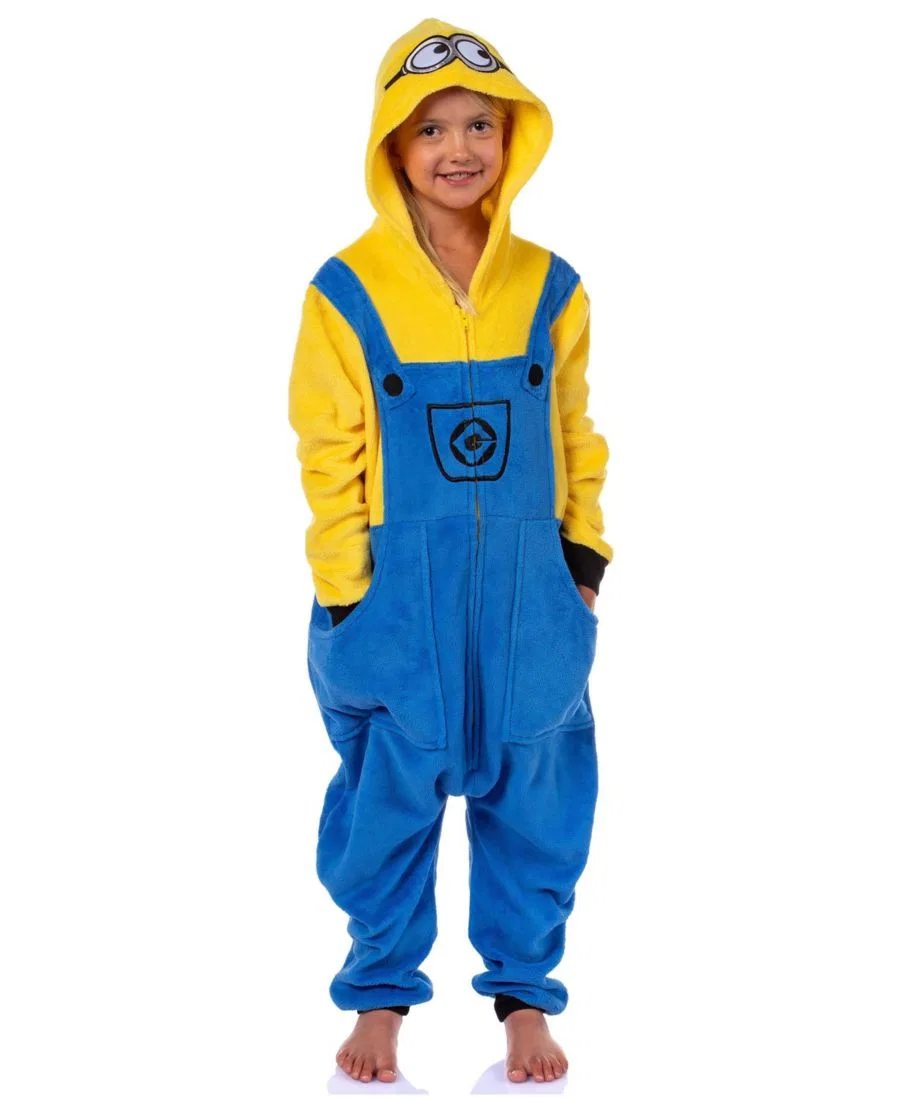 Пижама-комбинезон с капюшоном Minions Bob Despicable Me, Yellow