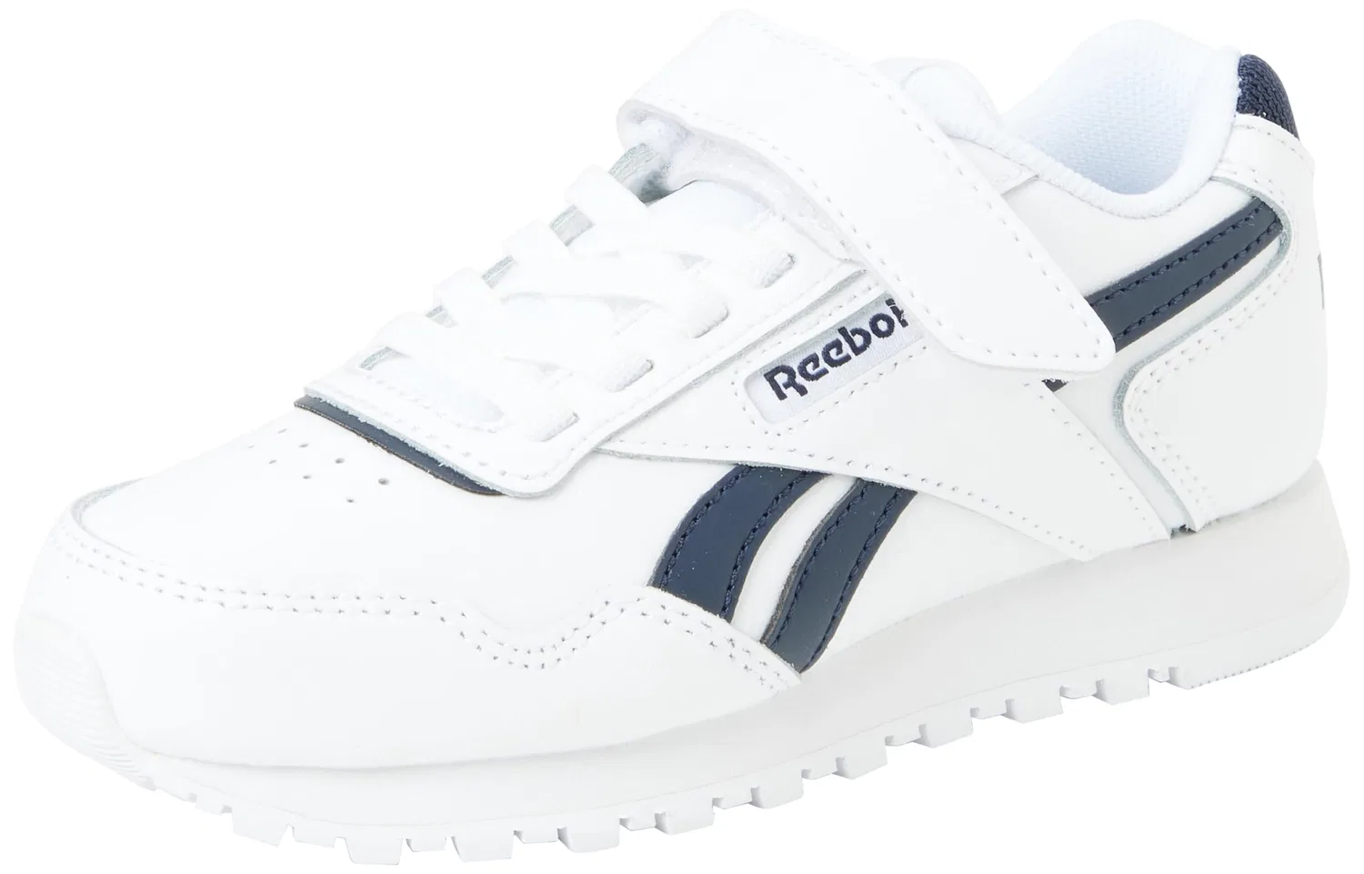 Детские кроссовки для девочек с ортопедической стелькой Reebok Royal Glide 1v, Ftwwht Vecnav Ftwwht