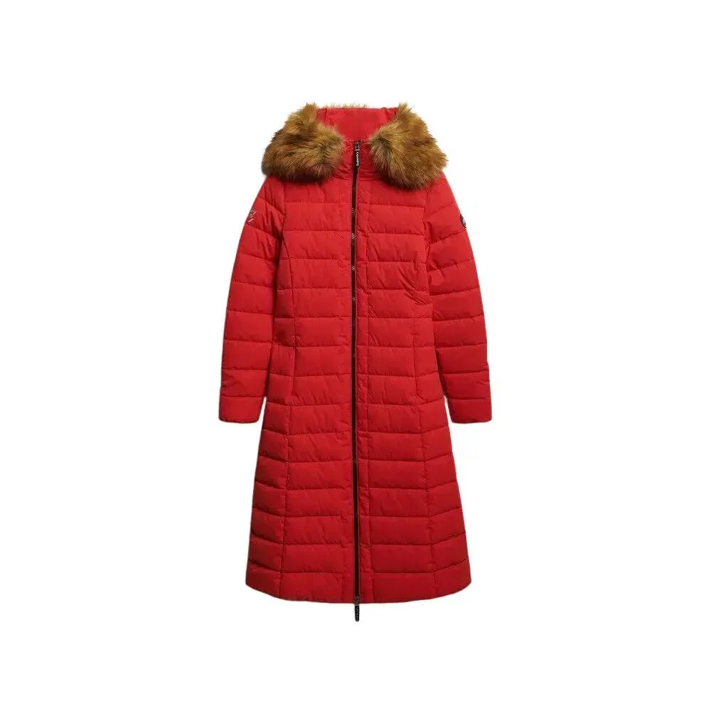 Женское утепленное пальто New Arctic Superdry, Rot