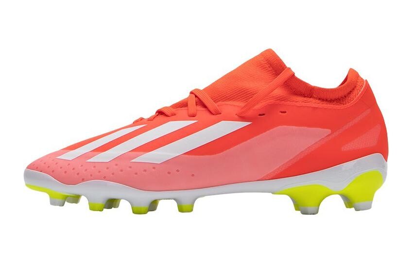 

Футбольные бутсы детские X CRAZYFAST GS Low-top Team Orange/Cloud White/Team Light Blue Adidas, оранжевый/белый/голубой