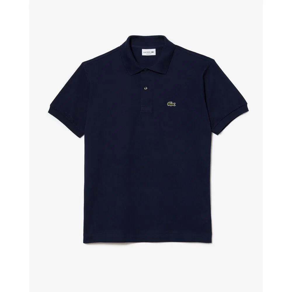 Мужское поло классическое Classic Cotton Polo Lacoste, Navyblau — фото 4