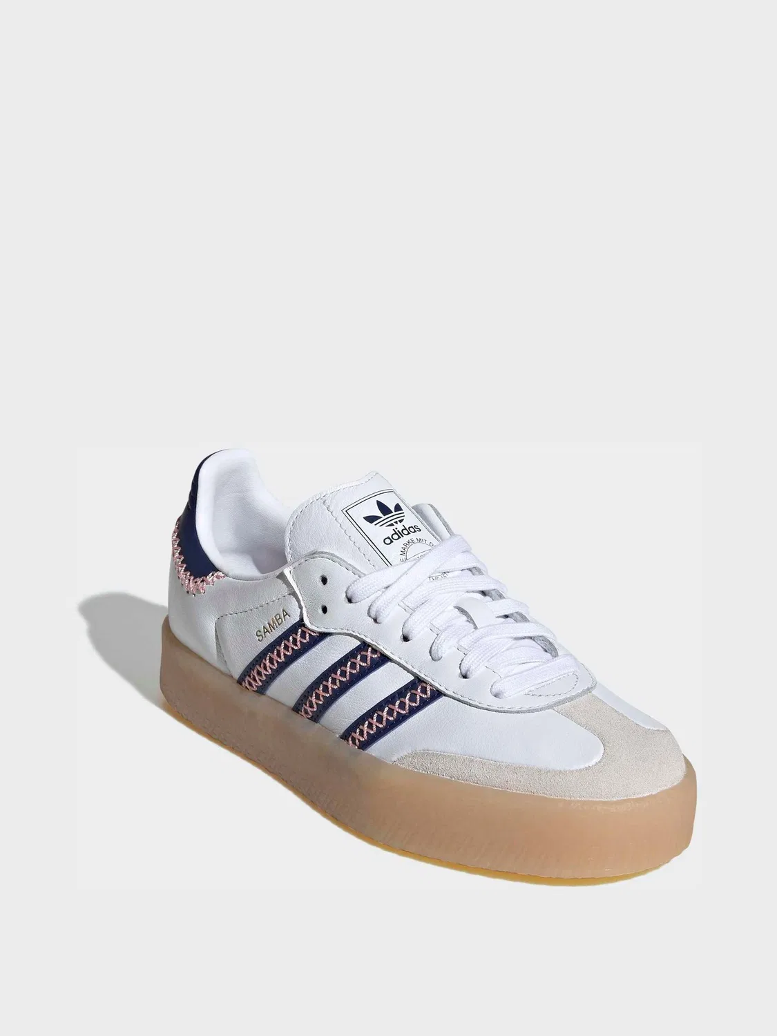 Кроссовки Samba adidas Originals, белый — фото 2