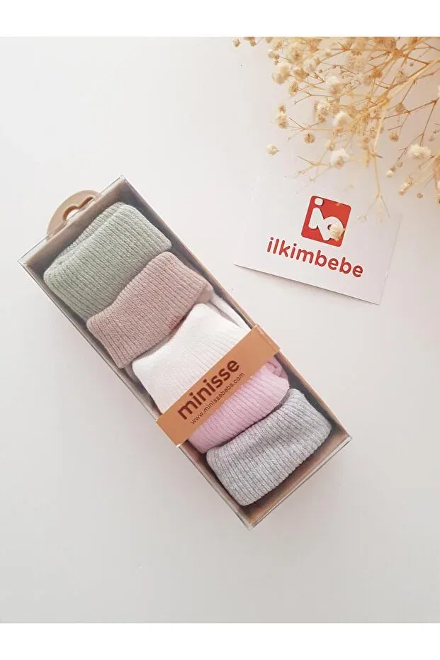 Детские носки для новорожденных хлопковые Ib Ilkimbebe, Gray