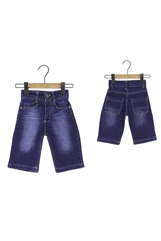 Детские шорты для мальчиков джинсовые Basics Tati Life, Blue