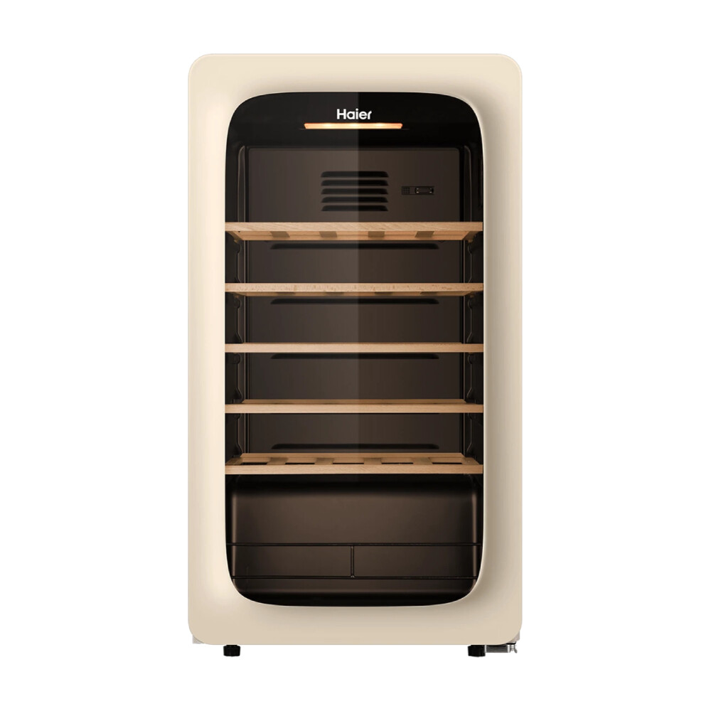 

Винный шкаф Haier WS033WGHSY1, 33 бутылки, бежевый