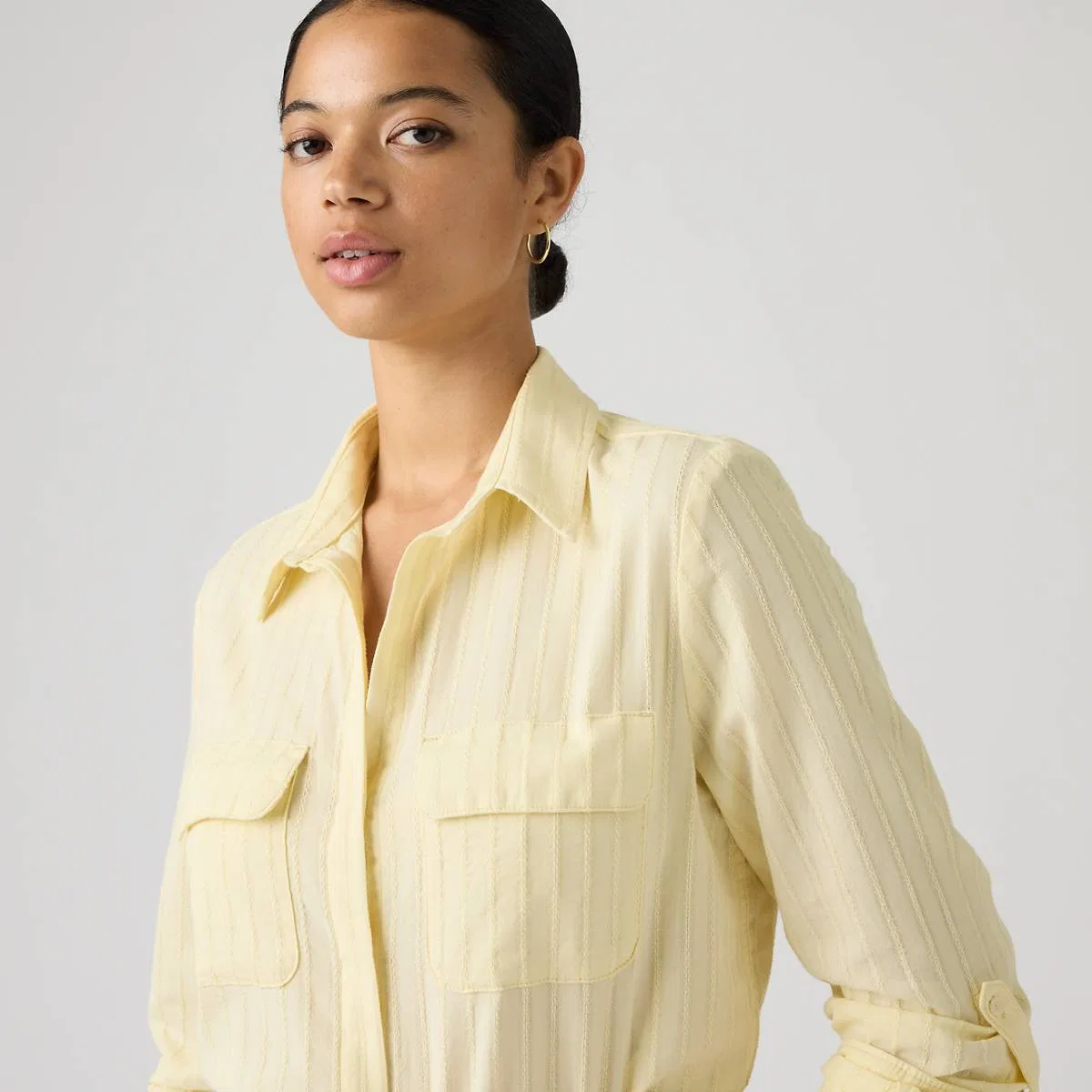 Рубашка на пуговицах Elane в стиле рабочей одежды Levi's, Pear Sorbet - White — фото 2
