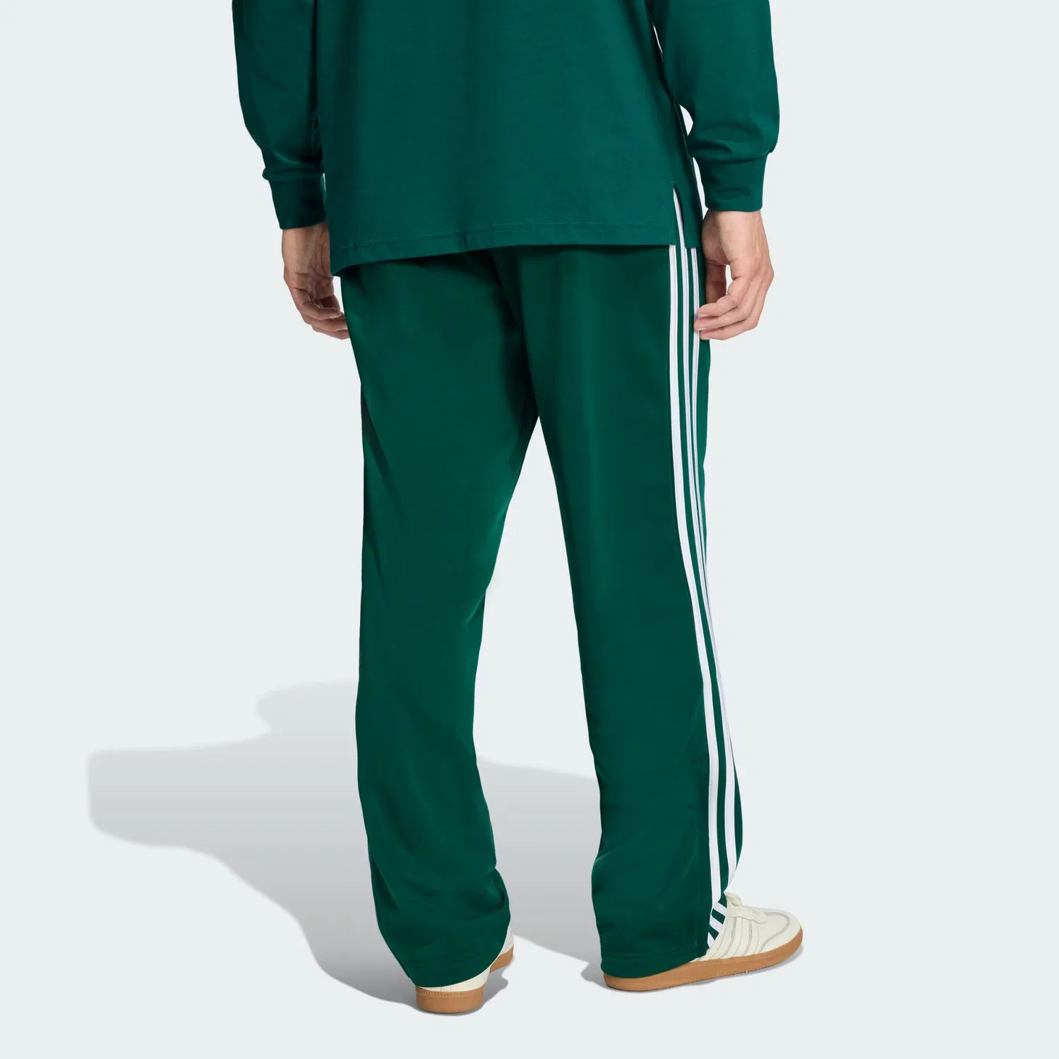Мужские спортивные штаны с завязками Firebird Adidas Originals, Collegiate Green — фото 3