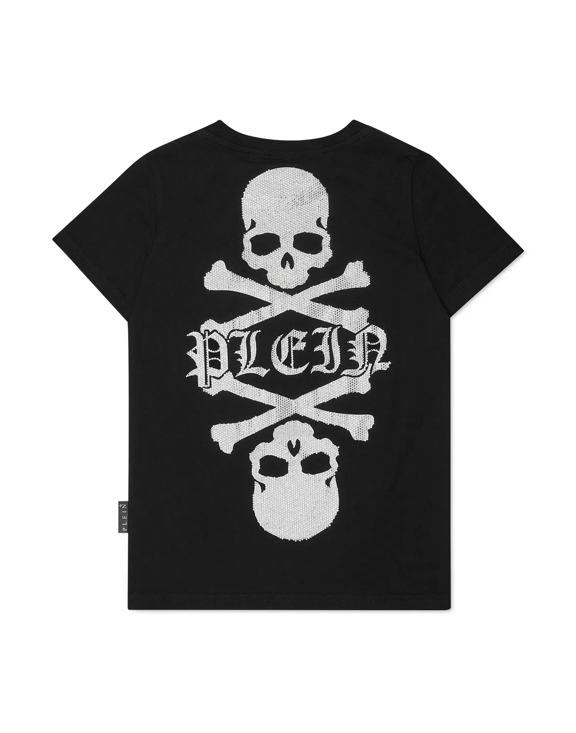 Детская футболка для мальчиков с коротким рукавом и принтом Skull&Bones PHILIPP PLEIN, White — фото 2