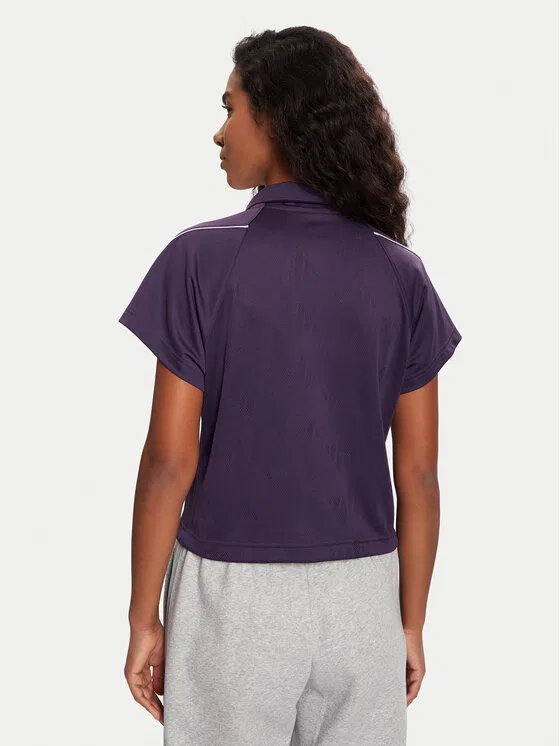 Поло regular fit Stadium 3-Stripes Tennis Inspired Jacquard Adidas, фиолетовый — фото 3