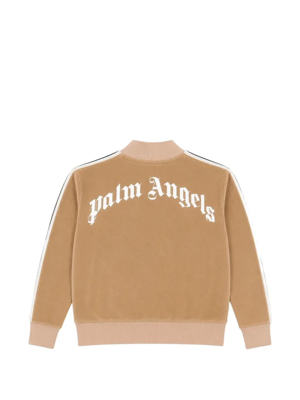 Спортивная куртка с логотипом Palm Angels Kids, бежевый — фото 2