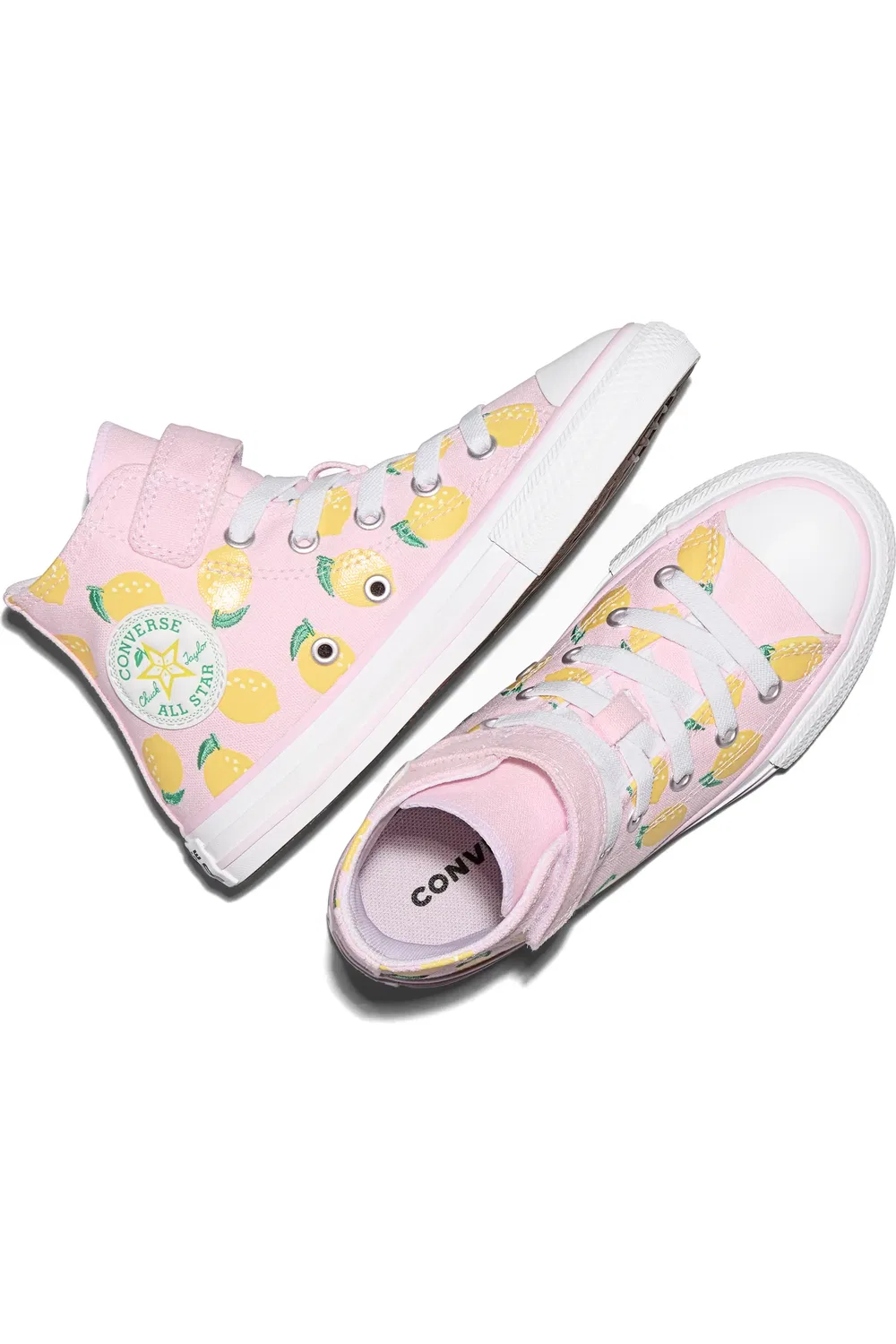 Кроссовки детские на липучке Chuck Taylor All Star Easy On Converse, New Found Bloom/Dandy Lion — фото 4