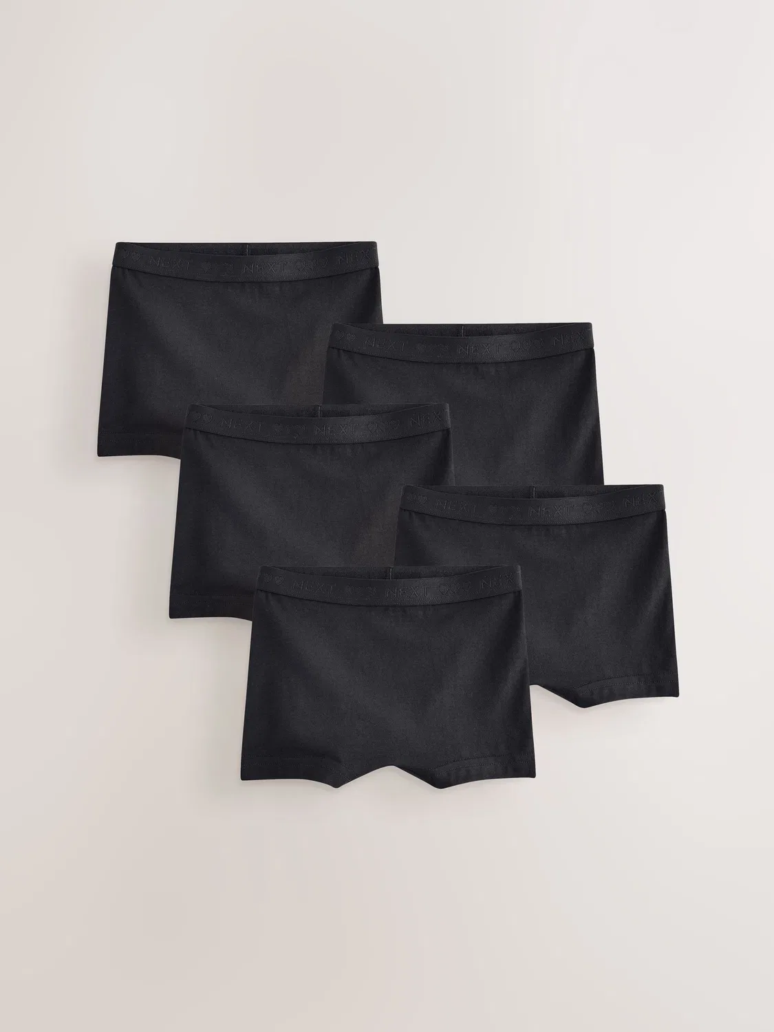 Трусы Black Short Briefs 5 Pack Next, черный