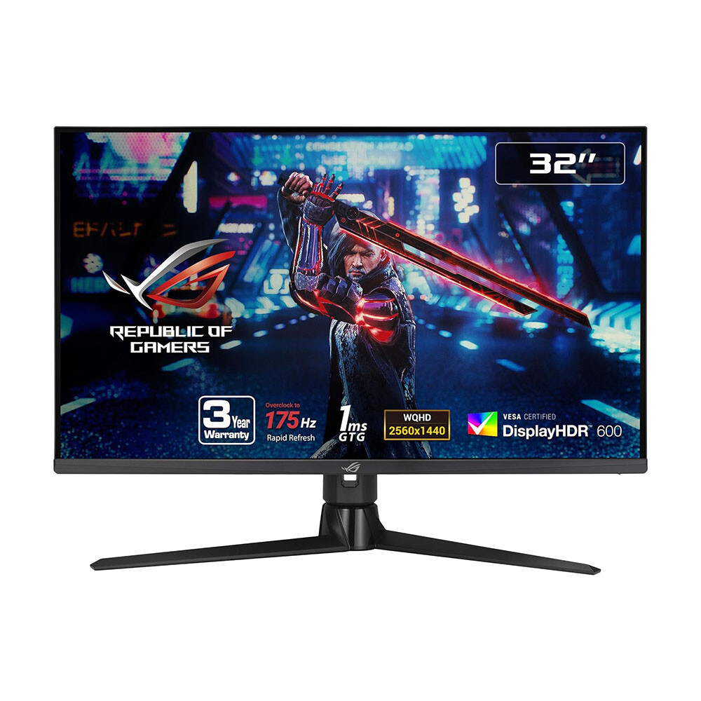 

Монитор игровой Asus ROG Strix XG32AQ, 32", 2560x1440, 175 Гц, Fast IPS, черный