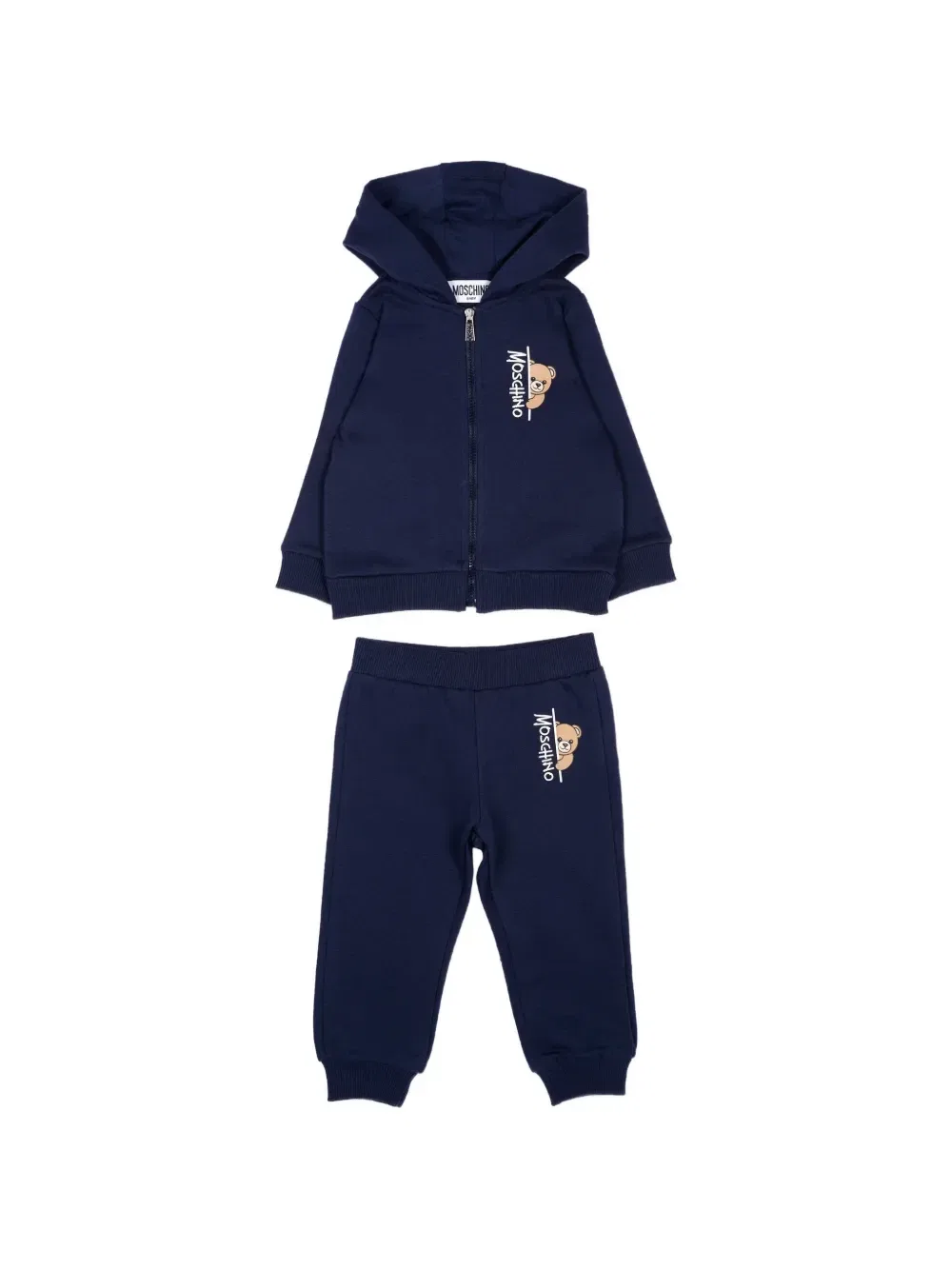 Спортивный костюм с мишкой Тедди Moschino Kids, синий
