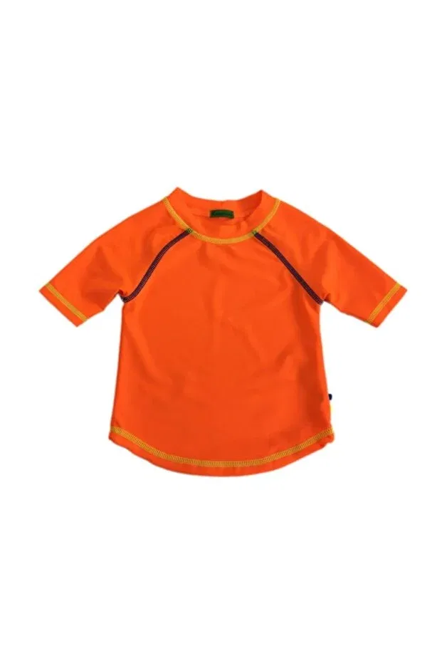 Детская футболка для девочек с УФ-защитой Karamela, Orange Fluorescent