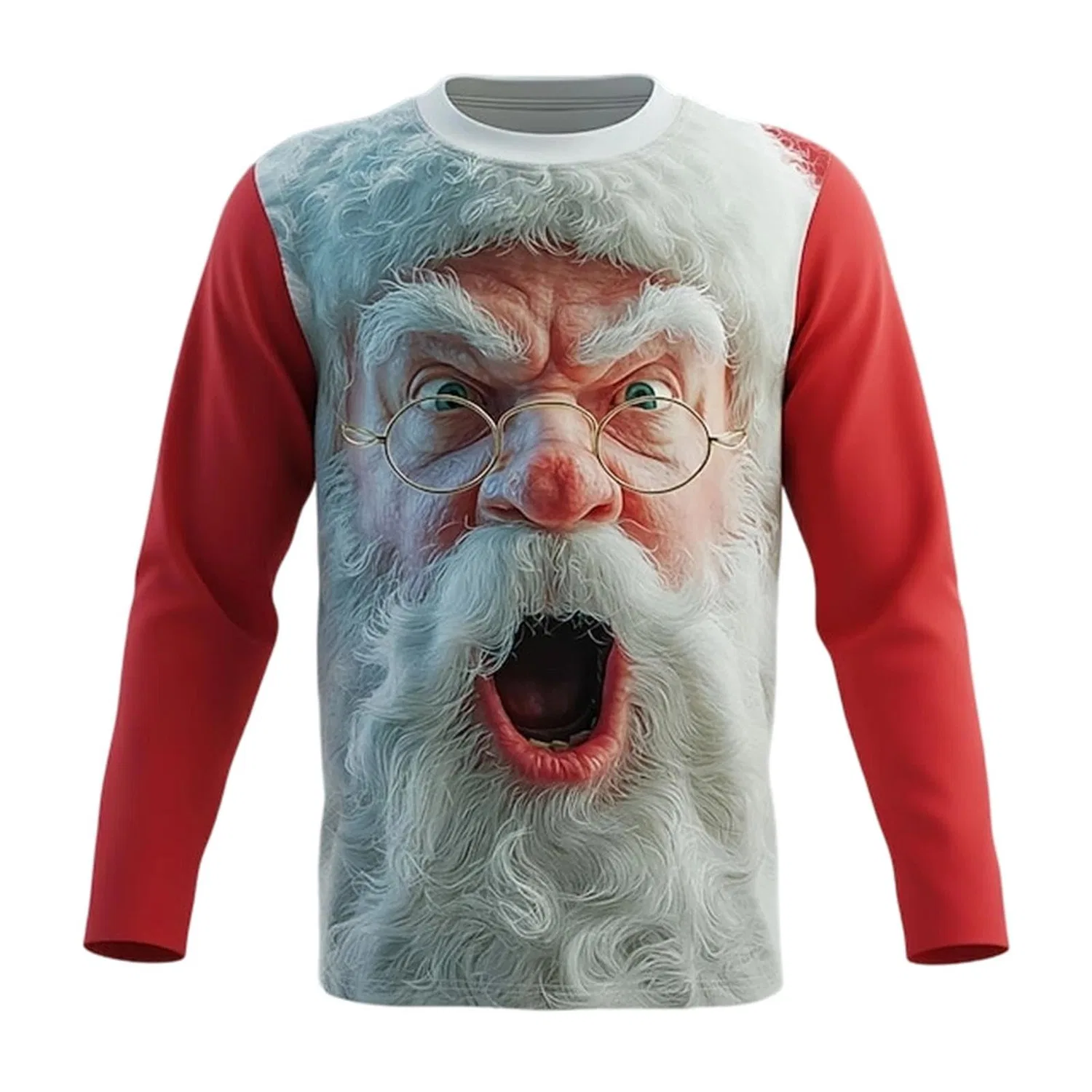 Мужской свитшот с принтом Unsiex Christmas Jumper, A-red