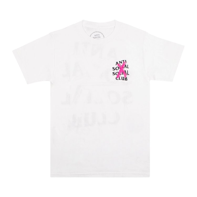 

Футболка Anti Social Social Club Cancelled T-Shirt 'White', белый