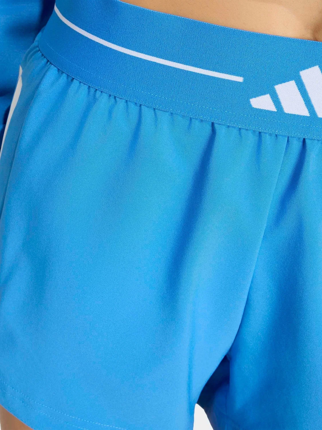 Шорты Hyperglam 3-Stripes Woven adidas, синие — фото 4