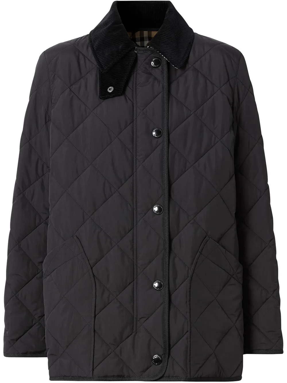 

Стеганая куртка BURBERRY, черный