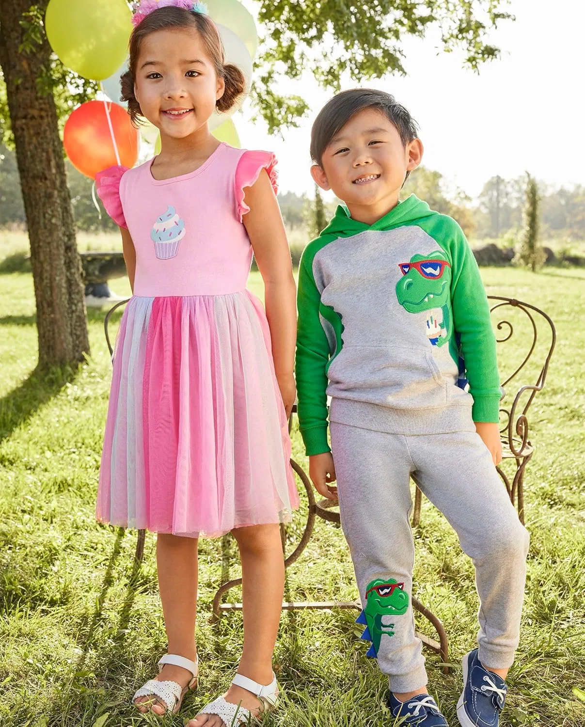 Детские флисовые спортивные штаны Gymboree для мальчиков и малышей, Party Dino — фото 2