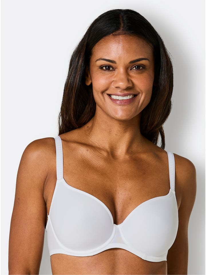 

Белый бюстгальтер-футболка на косточках Mey