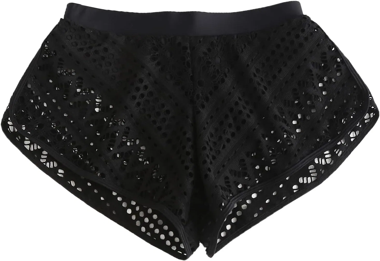 Женские шорты для плавания с высокой талией Quick Dry, Black — фото 2