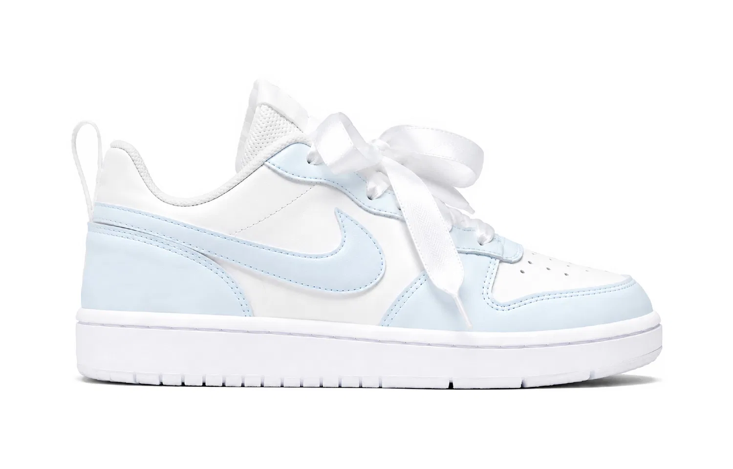 Детские кроссовки для скейтбординга с принтом Court Borough Low 2 Nike, Blue — фото 3