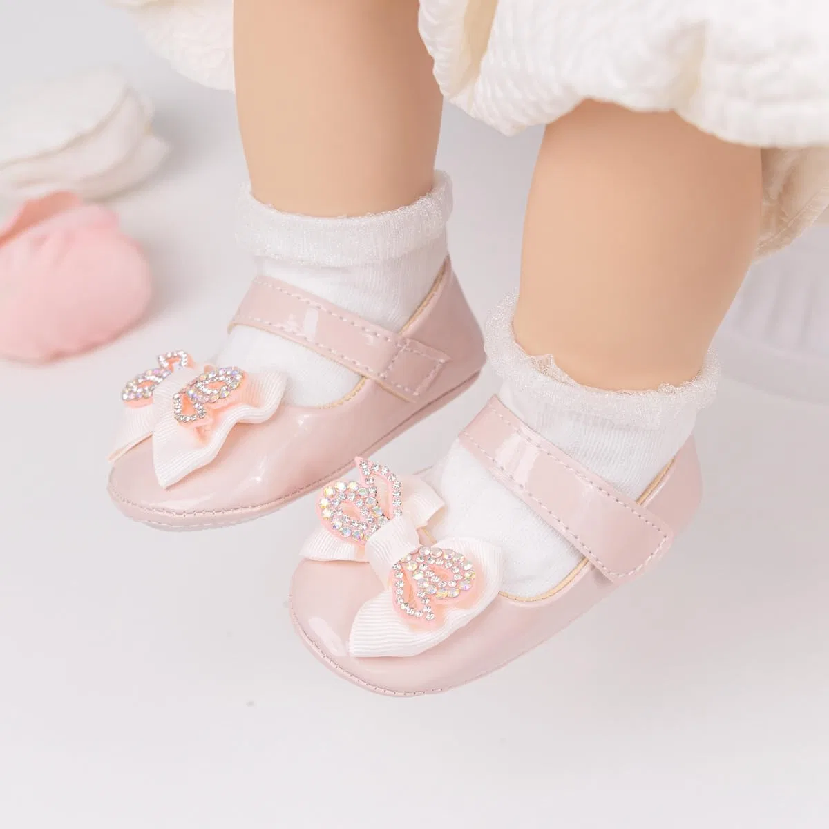 Детские туфли Мэри Джейн для девочек Oamico, Pink — фото 3