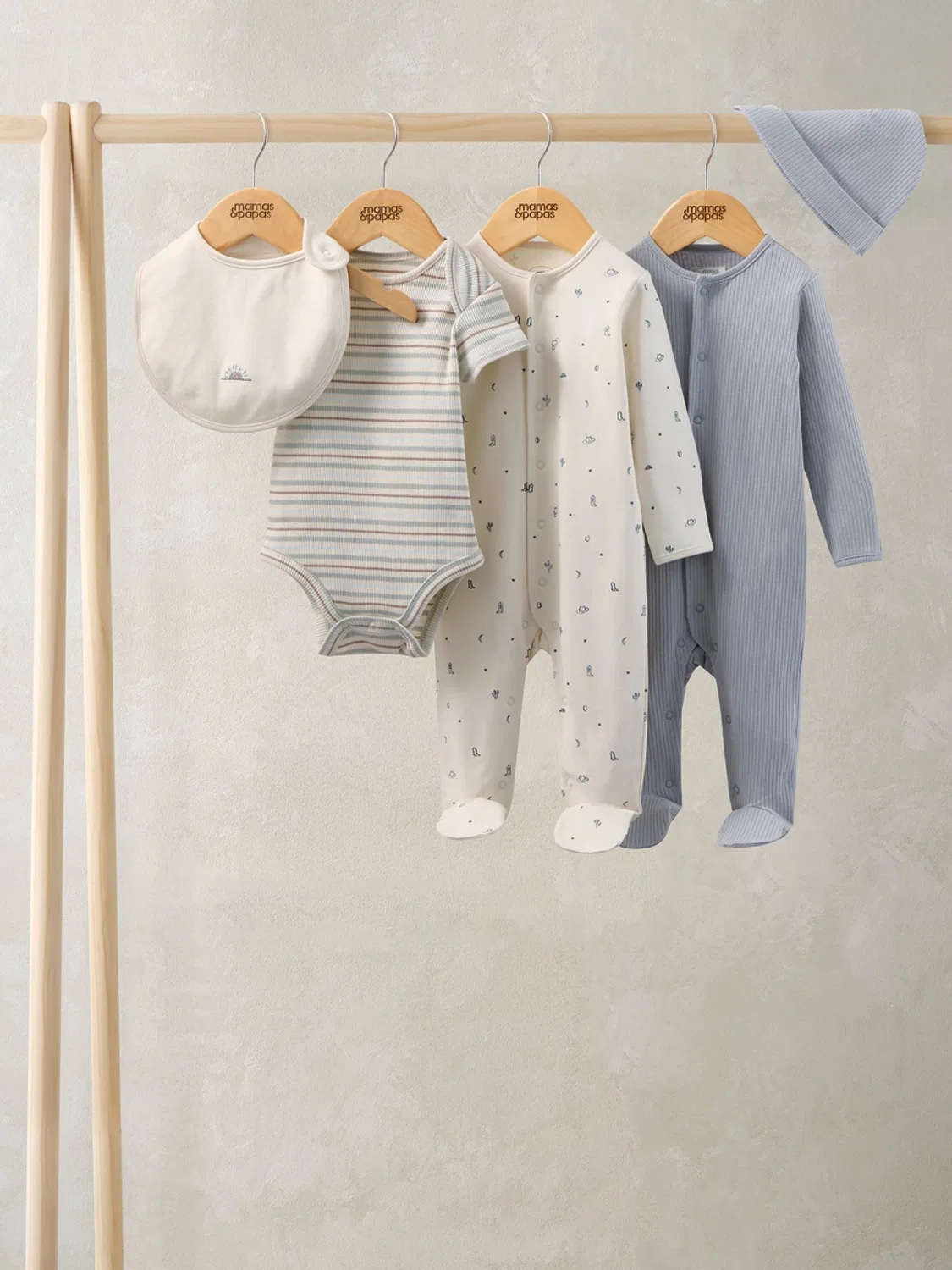 Комплект одежды для новорожденных Mamas & Papas Welcome to the World, синий