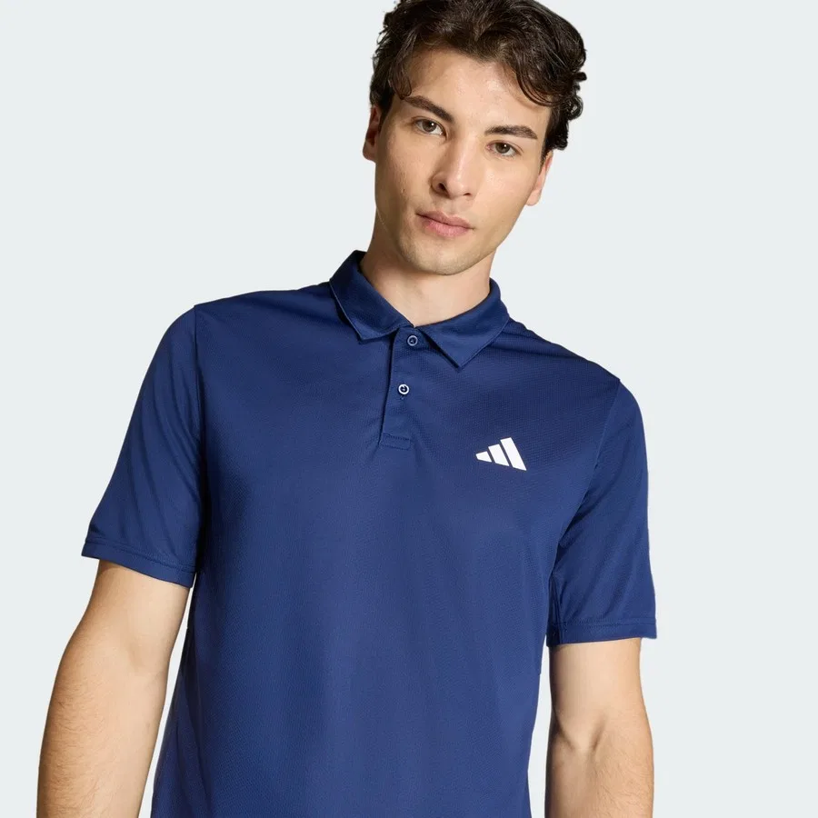 Половинка-поло с длинным рукавом Workout Essentials Base Polo adidas, Черный — фото 4