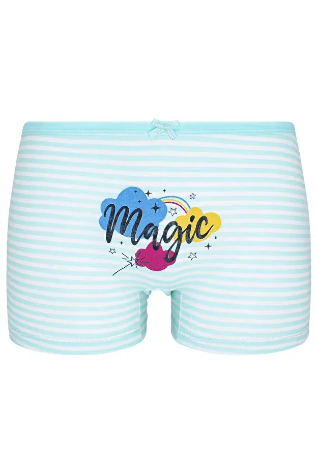 Детские трусы для девочек с принтом 5шт Biyokids, Multicolored — фото 4