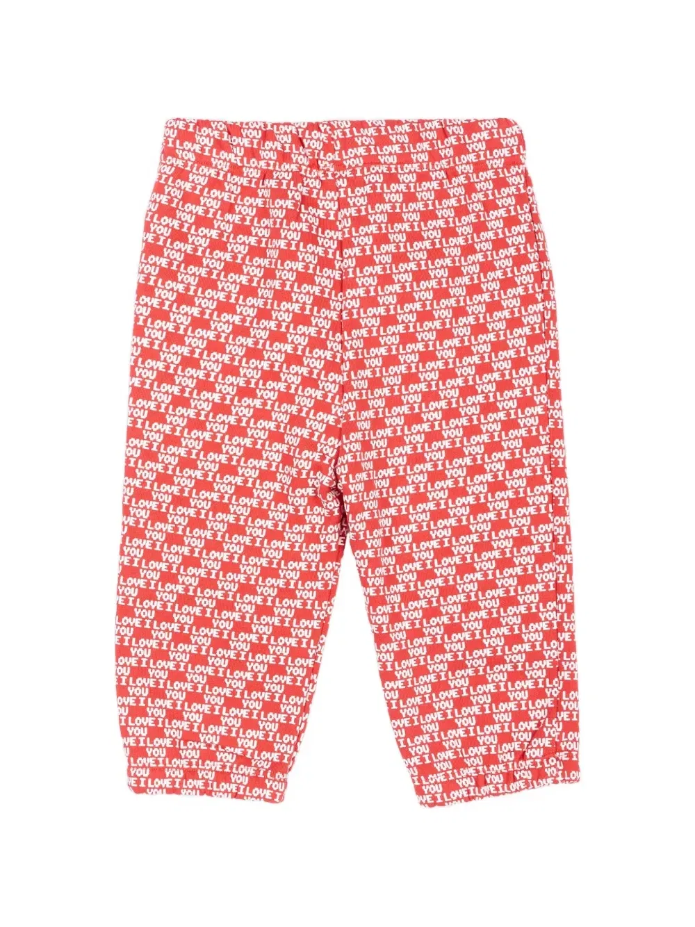 Спортивные брюки с принтом-слоганом Stella Mccartney Kids, красный — фото 2