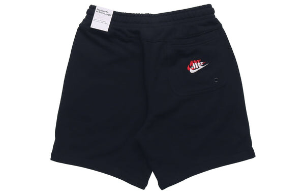 Шорты men's nsw spe+ ft short fta casual sports breathable alphabet embroidered shorts black Nike, черный — фото 2