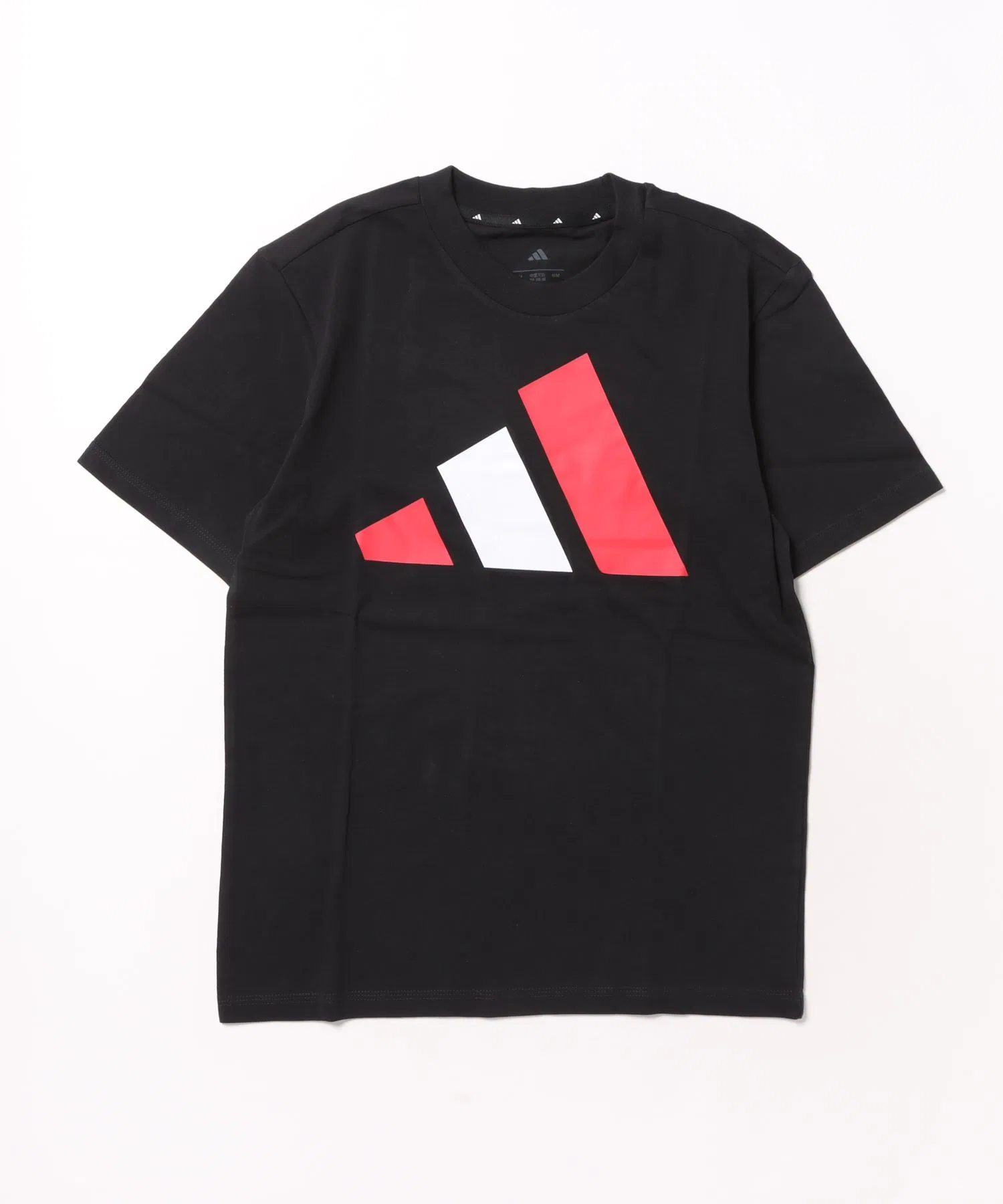 Детская футболка adidas KESSBLT с логотипом чёрная
