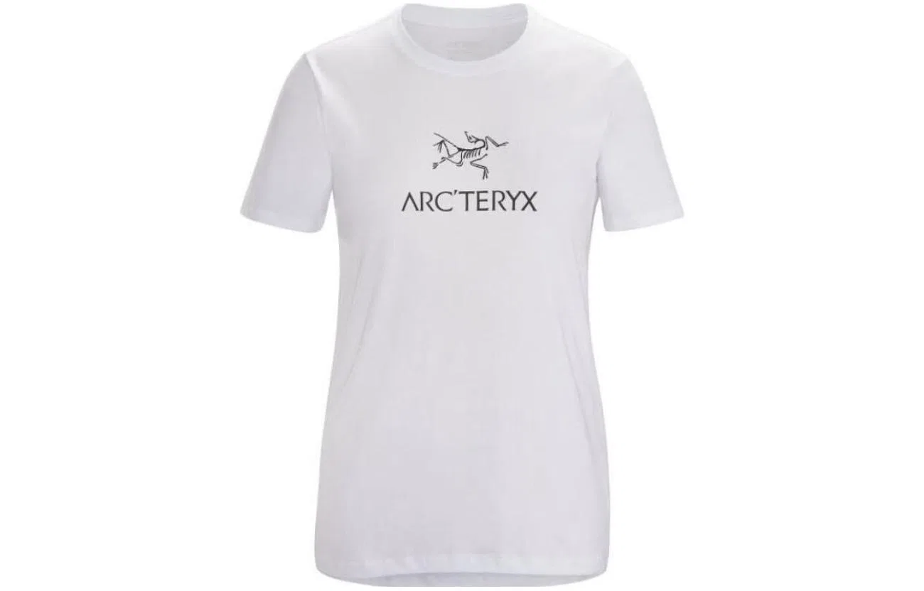 Женская футболка с круглым вырезом прямого кроя Arcteryx, Masset Heather/Gray/Blue — фото 3