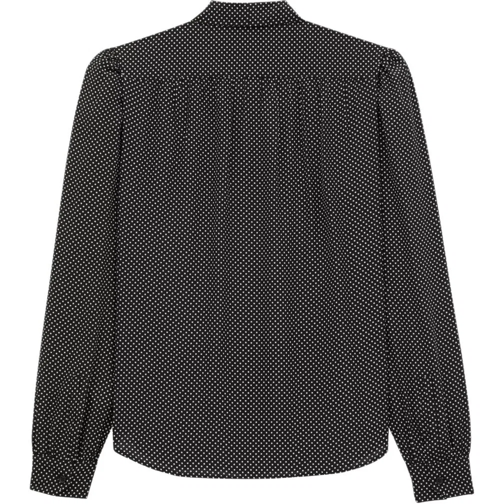 Мужская рубашка Black SAINT LAURENT — фото 4