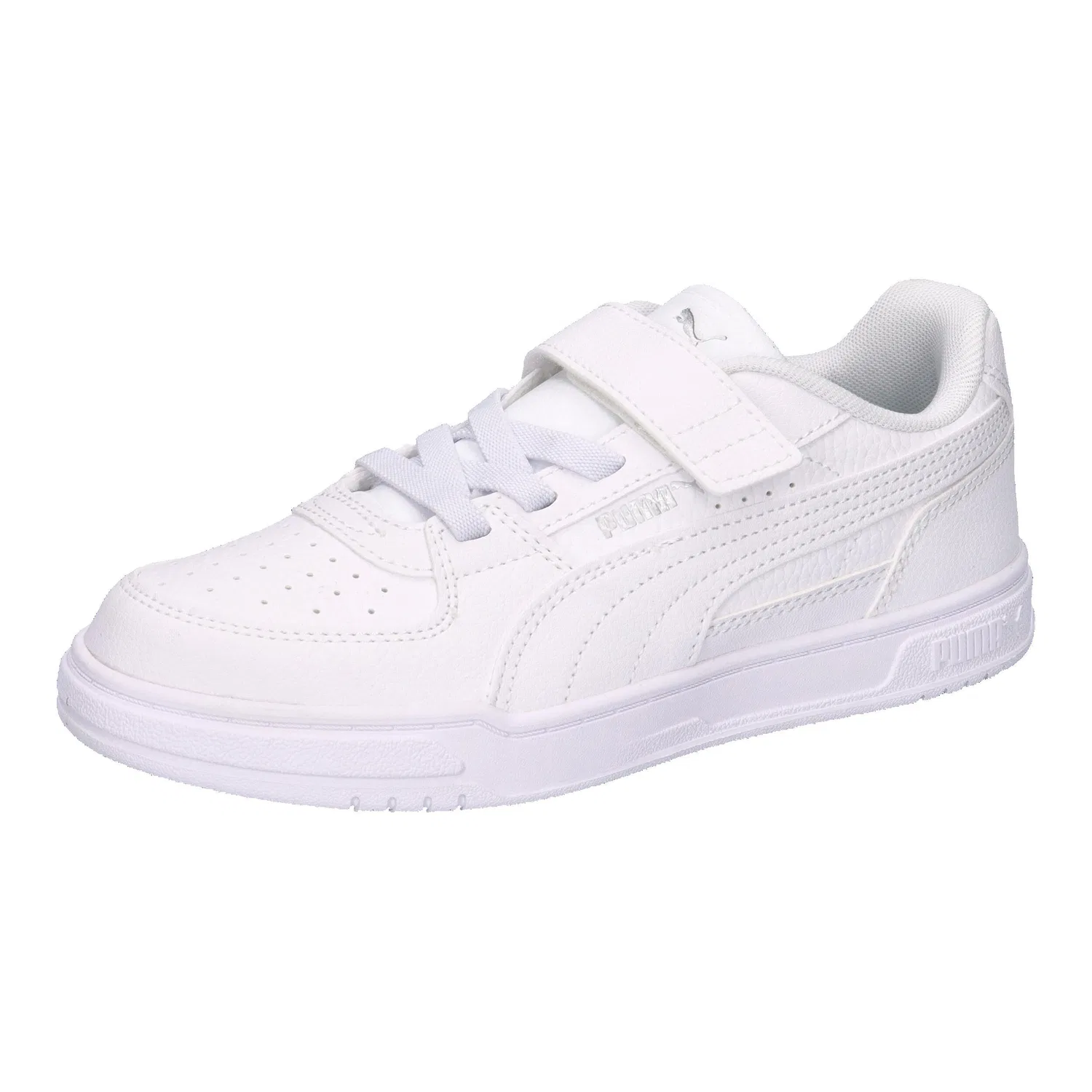 Детские кроссовки с липучкой Caven III AC+ PS Puma, Weiss Silber Weiss